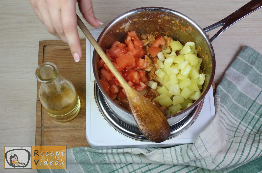 Bácskai rizseshús recept, bácskai rizseshús elkészítése 5. lépés