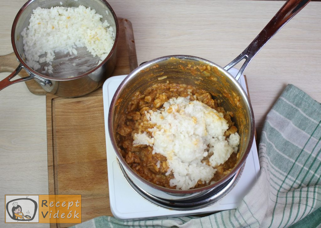 Bácskai rizseshús recept, bácskai rizseshús elkészítése 8. lépés