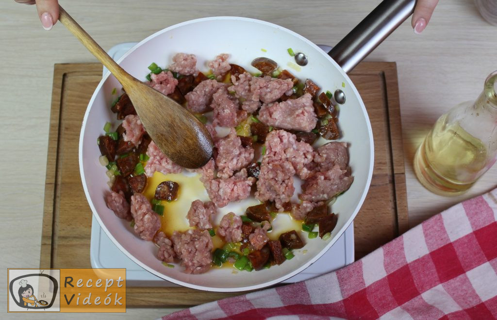 Húsos batyu recept, húsos batyu elkészítése 3. lépés