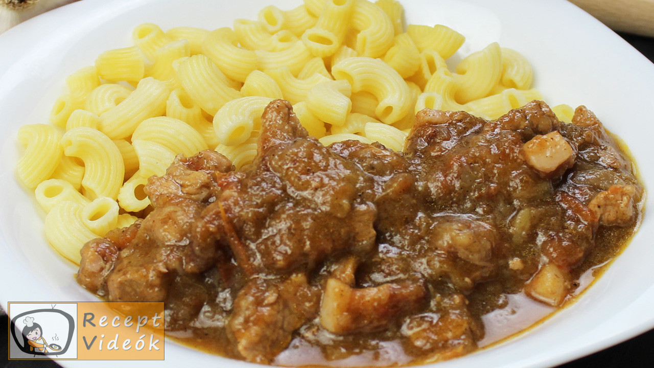 Borsos tokány recept, borsos tokány elkészítése - Recept Videók