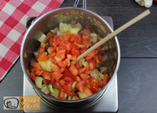 Borsos tokány recept, borsos tokány elkészítése 3. lépés