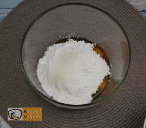 Klasszikus hólabda recept, klasszikus hólabda elkészítése 2. lépés