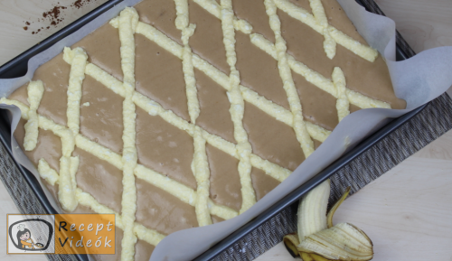 Rácsos sütemény recept, rácsos sütemény elkészítése 10. lépés