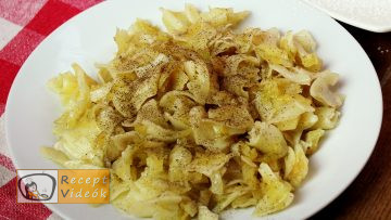 Egyszerű káposztás tészta recept, egyszerű káposztás tészta elkészítése - Recept V