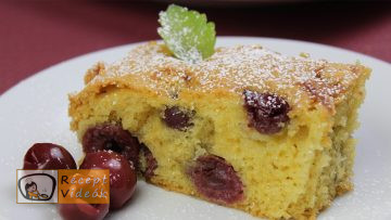 kevert meggyes süti recept, kevert meggyes süti elkészítése - Recept Videók