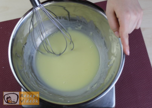 Csokoládés kókuszpite recept, csokoládés kókuszpite elkészítése 9. lépés