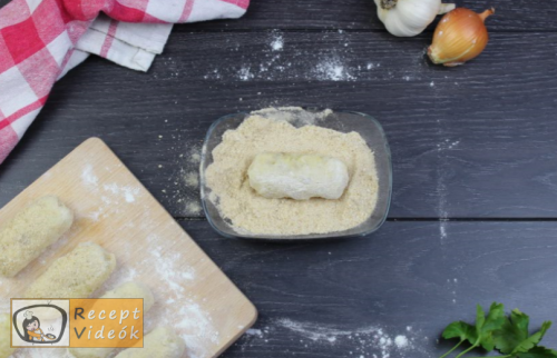Burgonyakrokett recept, burgonyakrokett elkészítése 6. lépés