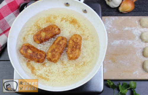 Burgonyakrokett recept, burgonyakrokett elkészítése 7. lépés