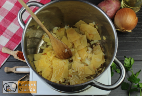 Lebbencsleves recept, lebbencsleves elkészítése 3. lépés