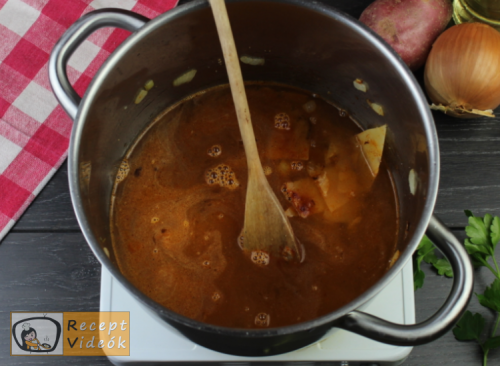 Lebbencsleves recept, lebbencsleves elkészítése 5. lépés