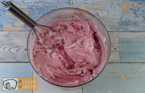málnás-joghurtos alagút recept, málnás-joghurtos alagút elkészítése 8. lépés
