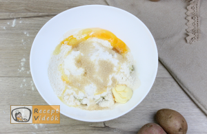 Nudli recept, nudli elkészítése 1. lépés