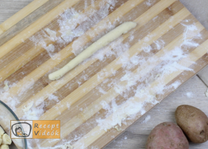 Nudli recept, nudli elkészítése 4. lépés