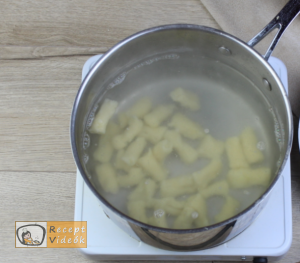 Nudli recept, nudli elkészítése 5. lépés