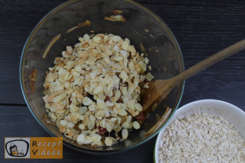 Müzliszelet házilag recept, müzliszelet házilag elkészítés 5. lépés