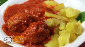 Paradicsomos húsgombóc recept, paradicsomos húsgombóc elkészítése - Recept Videók