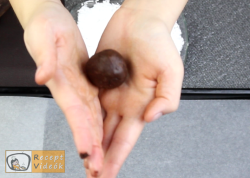 Pöfeteg keksz recept, pöfeteg keksz elkészítése 4. lépés