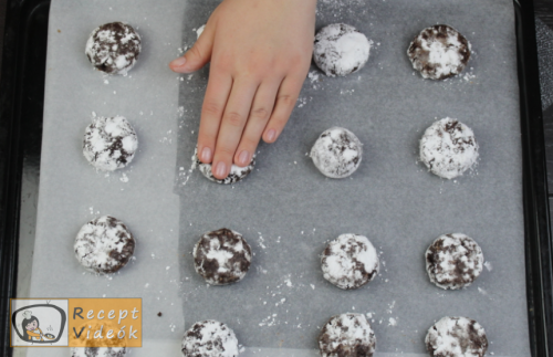 Pöfeteg keksz recept, pöfeteg keksz elkészítése 6. lépés