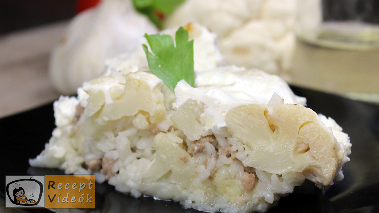 Rakott karfiol recept, rakott karfiol elkészítése - Recept Videók