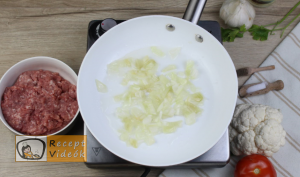 Rakott karfiol recept, rakott karfiol elkészítése 1. lépés