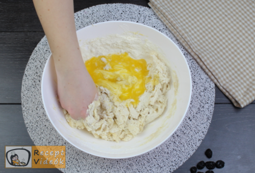 Túrós batyu recept, túrós batyu elkészítése 3. lépés