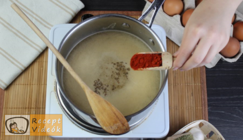 Egyszerű tojásleves recept, egyszerű tojásleves recept készítése 5. lépés