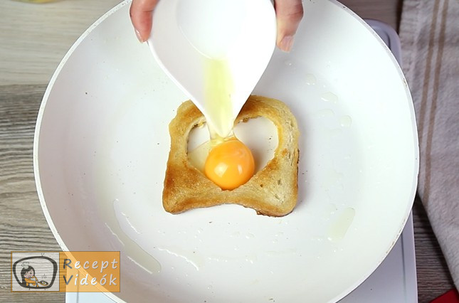 Valentin napi kreatív étel - Valentin napi reggeli elkészítése 9. lépés 