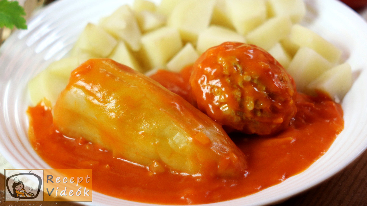 Hagyományos töltött paprika recept, hagyományos töltött paprika elkészítése - Recept Videók Hagyományos töltött paprika recept, hagyományos töltött paprika elkészítése - Recept Videók