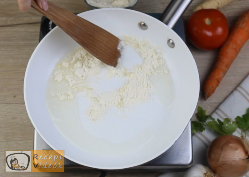 Aranysárga rántás elkészítése 2. lépés