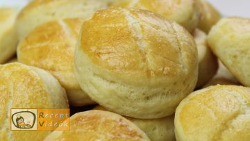 Vajas pogácsa recept, vajas pogácsa elkészítése - Recept Videók