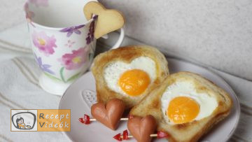 Valentin napi kreatív étel - Valentin napi reggeli elkészítése - Recept Videók