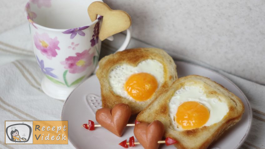 Valentin napi kreatív étel - Valentin napi reggeli elkészítése - Recept Videók