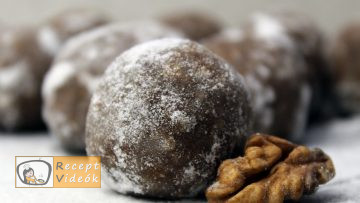 Hógolyó (sütés nélkül) recept, hógolyó (sütés nélkül) elkészítése - Recept Videók