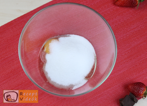 Valentin napi süti recept - Szerelem Muffin elkészítése 1. lépés 