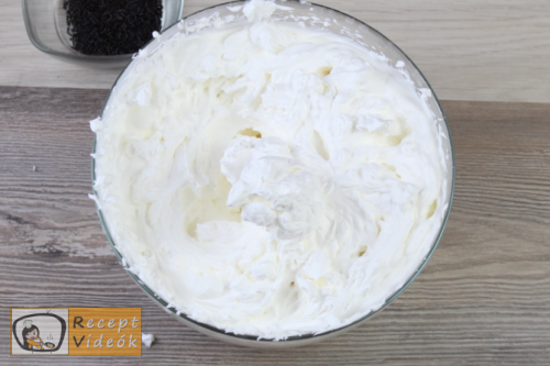 Vakondtúrás torta recept, vakondtúrás torta elkészítése 8. lépés