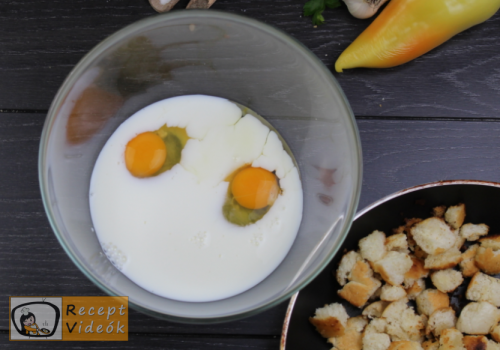 Zsemlegombóc recept, zsemlegombóc elkészítése 2. lépés