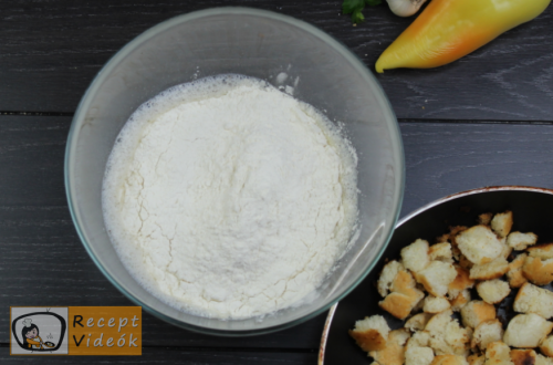 Zsemlegombóc recept, zsemlegombóc elkészítése 4. lépés