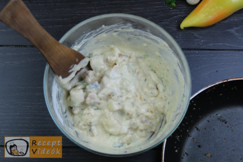 Zsemlegombóc recept, zsemlegombóc elkészítése 6. lépés