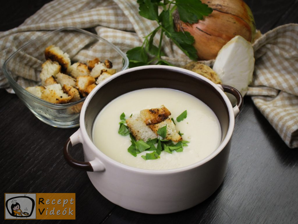 Zellerkrémleves recept, zellerkrémleves elkészítése - Recept Videók