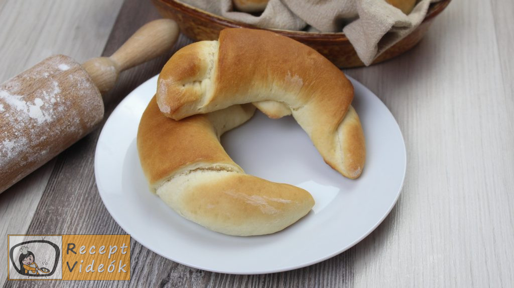 Házi kifli recept, házi kifli elkészítése - Recept Videók