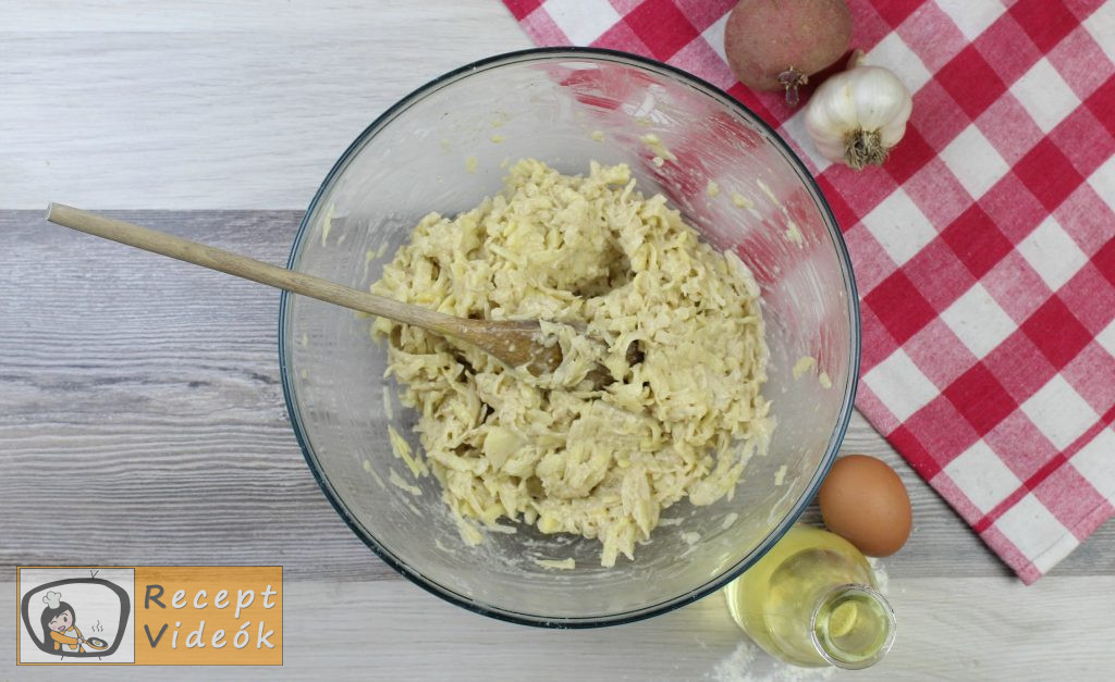 Tócsni recept, tócsni elkészítése 3. lépés