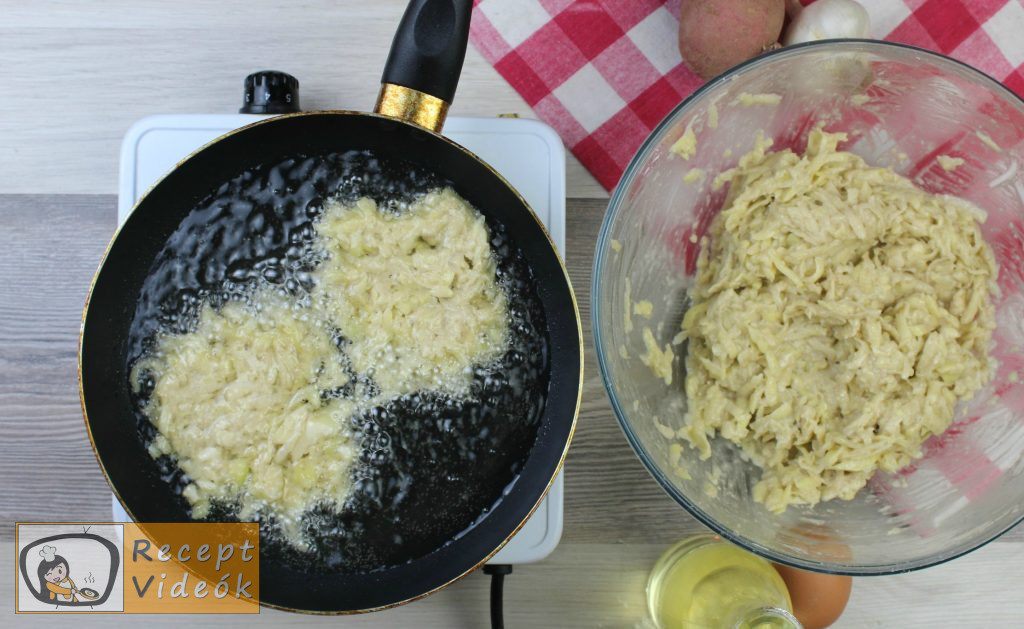 Tócsni recept, tócsni elkészítése 4. lépés