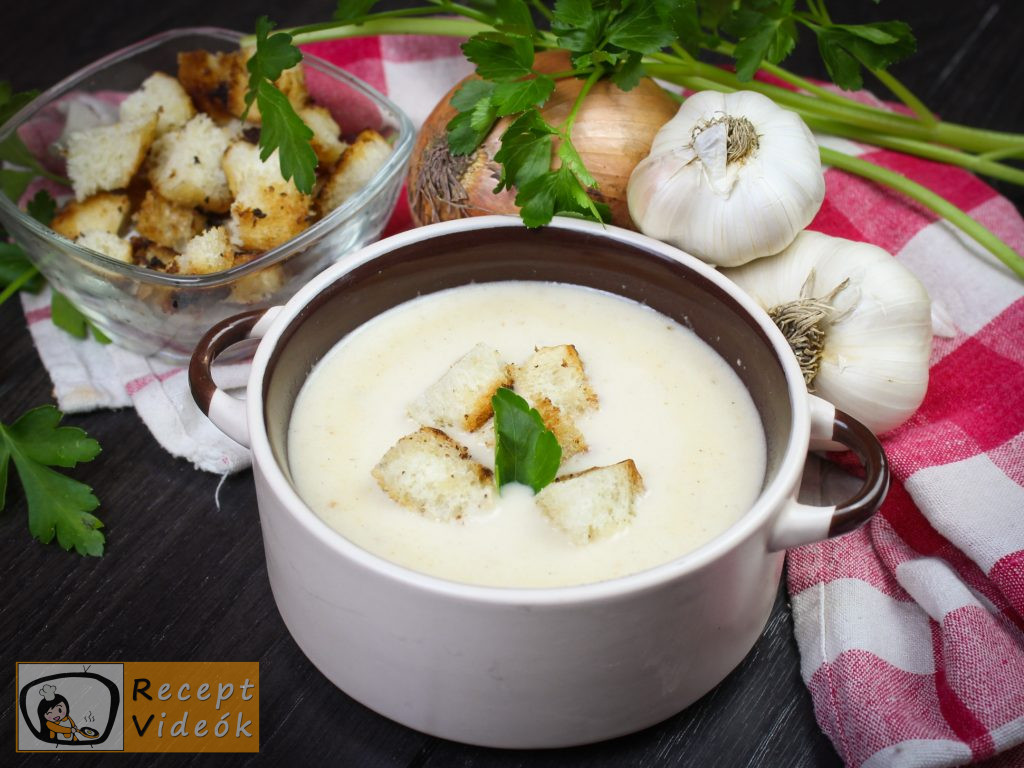 Sajtkrémleves recept, sajtkrémleves elkészítése - Recept Videók
