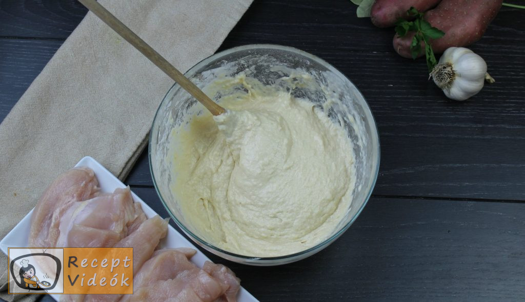 Csirke sörtésztában recept, csirke sörtésztában elkészítése 1. lépés