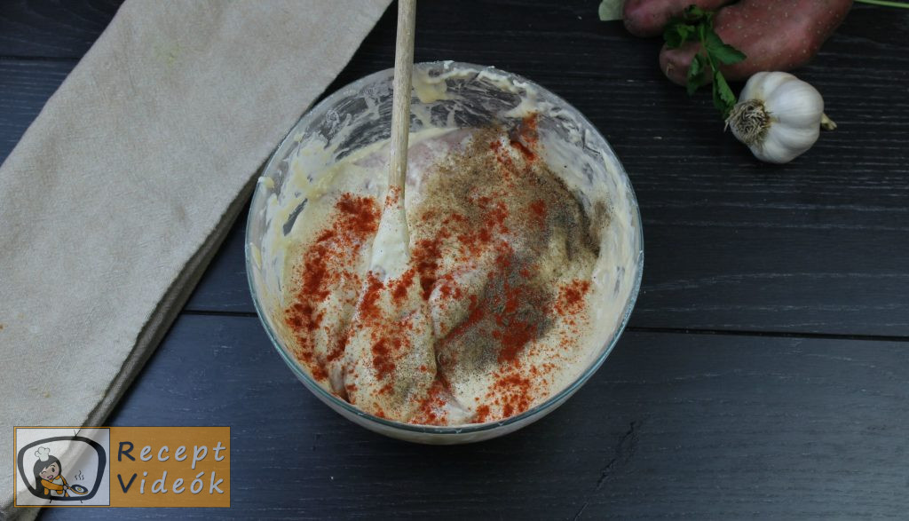 Csirke sörtésztában recept, csirke sörtésztában elkészítése 3. lépés