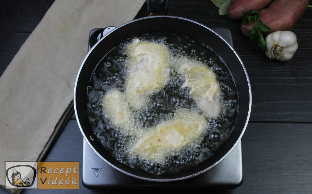 Csirke sörtésztában recept, csirke sörtésztában elkészítése 4. lépés
