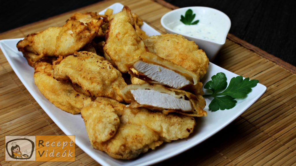 Csirke sörtésztában recept, csirke sörtésztában elkészítése - Recept Videók