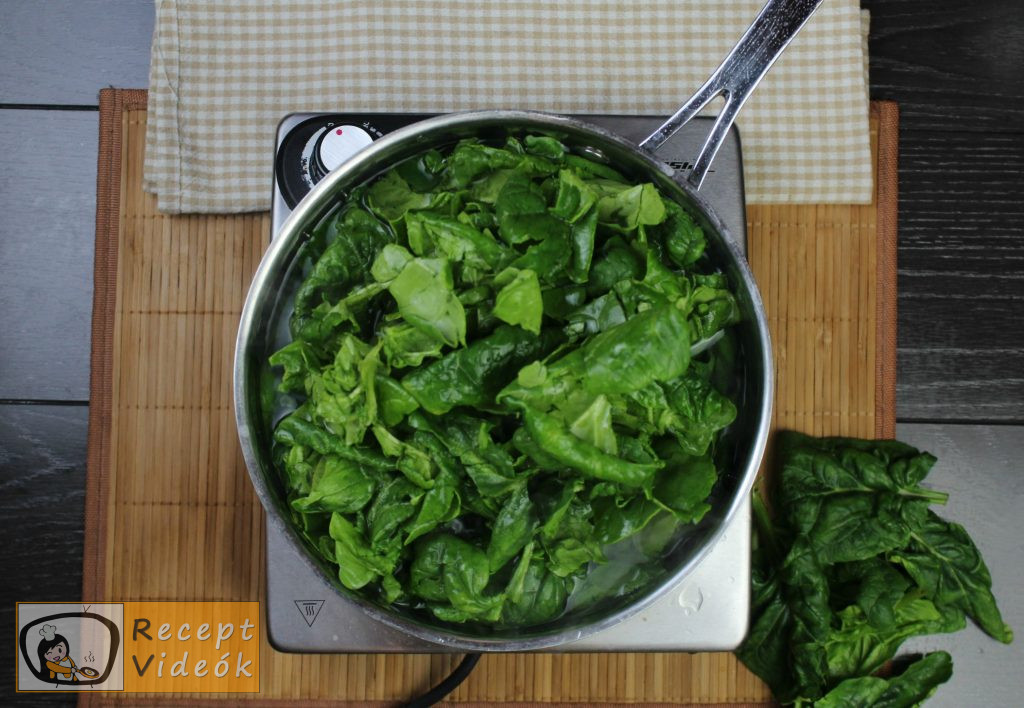 Spenótfőzelék recept, spenótfőzelék elkészítése 2. lépés