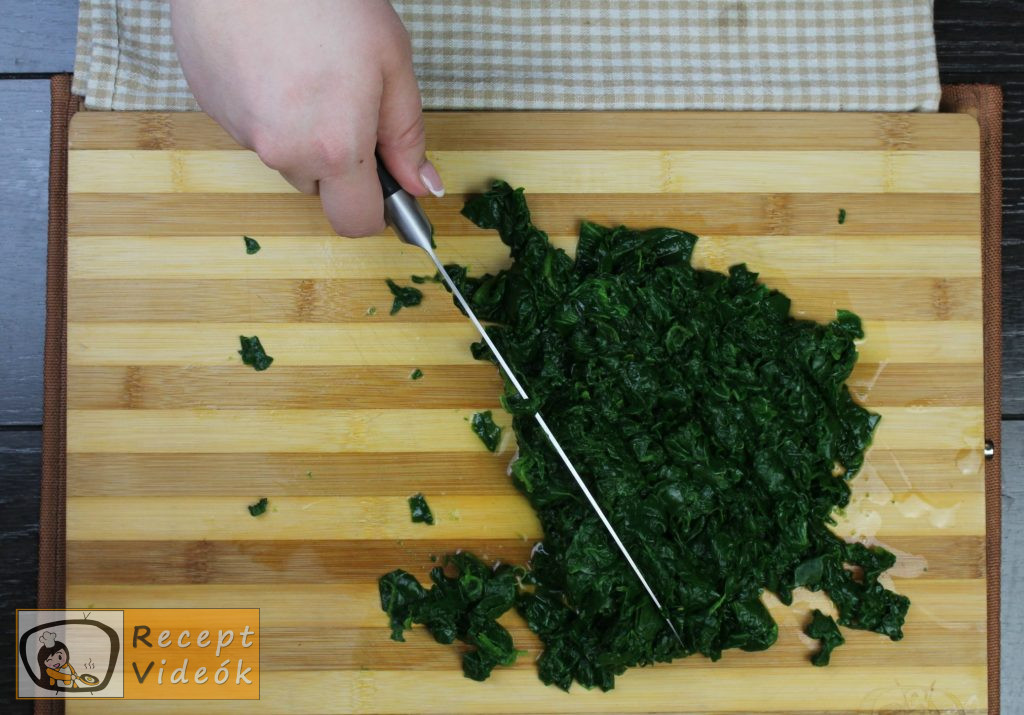 Spenótfőzelék recept, spenótfőzelék elkészítése 3. lépés