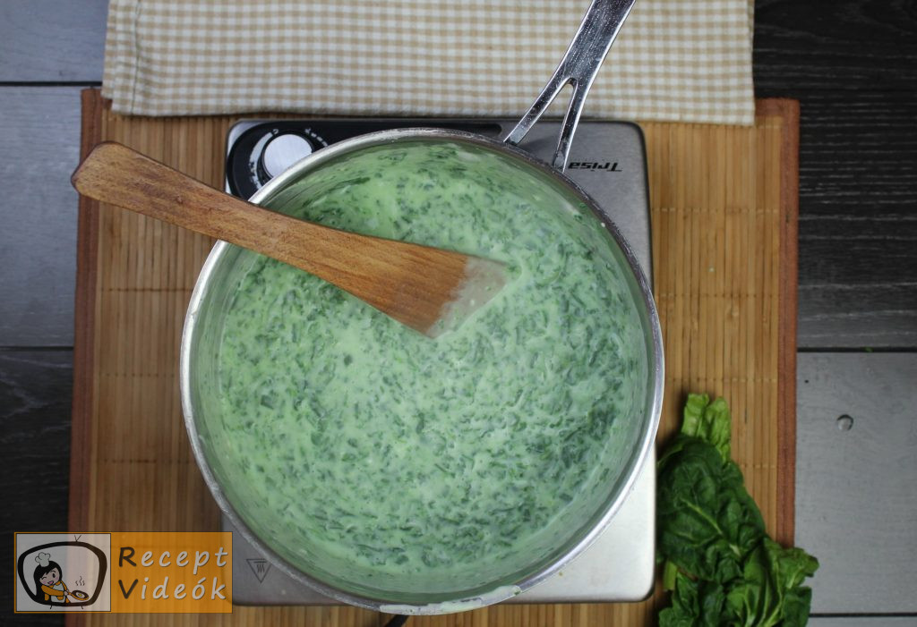 Spenótfőzelék recept, spenótfőzelék elkészítése 6. lépés